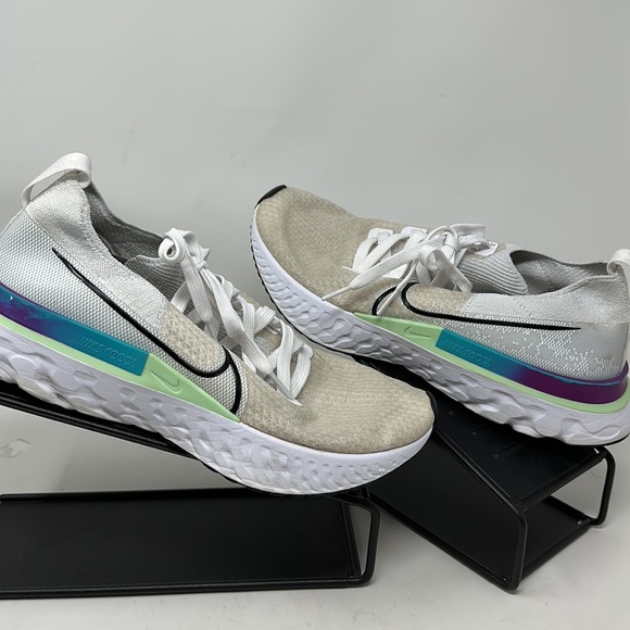 Nike React Infinity Run Flyknit FK Running 9.5 CD4371 102 White Vapor Green Men - Picture 15 of 16